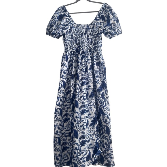 CLEOBELLA 100% Organic Cotton Reza Midi Dress Size M NWT - Picture 6 of 12